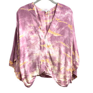 Young Fabulous & Broke Tia Tye Die Wrap Top Medium